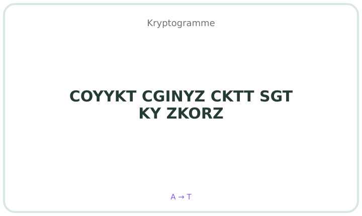 Deutsches Kryptogramm 3