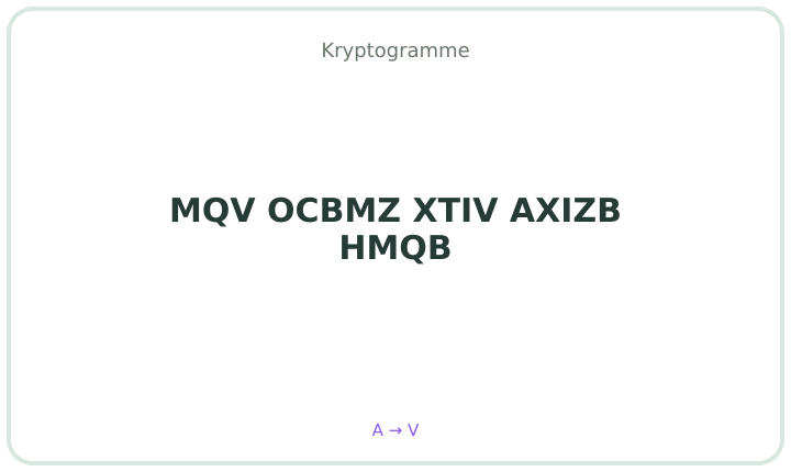 Deutsches Kryptogramm 5
