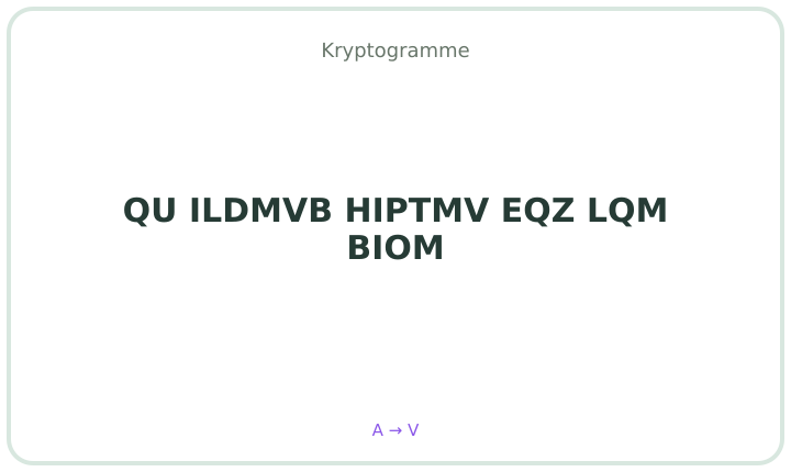 Deutsches Kryptogramm 14