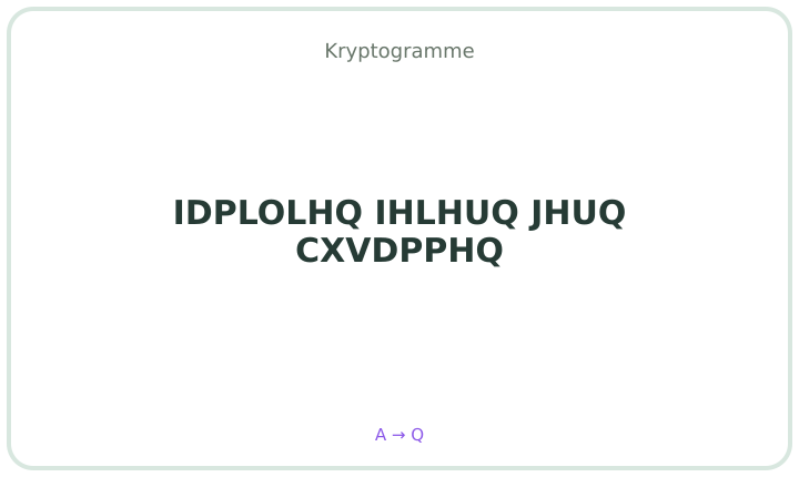 Deutsches Kryptogramm 18