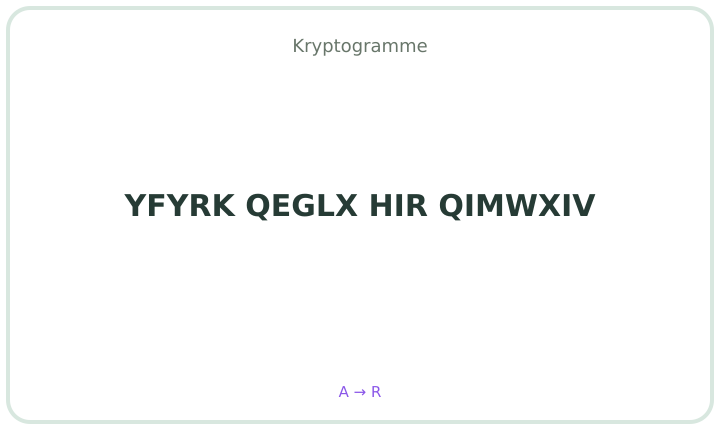 Deutsches Kryptogramm 19