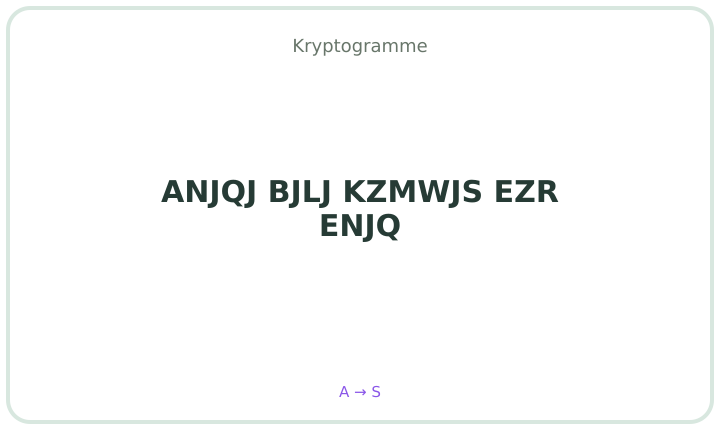 Deutsches Kryptogramm 20