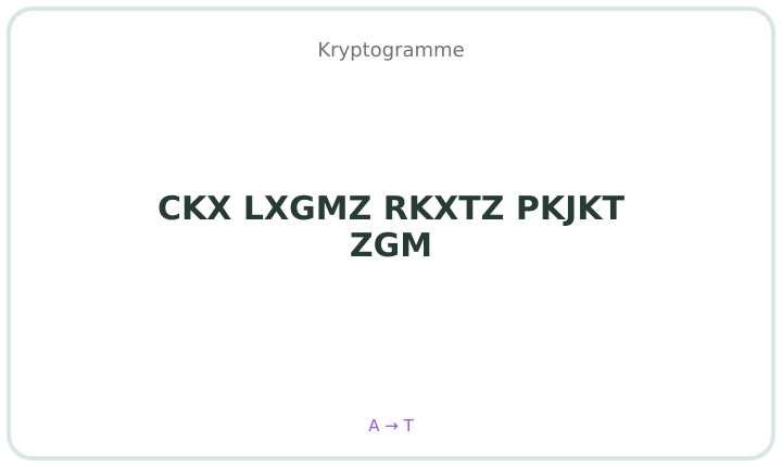 Deutsches Kryptogramm 21