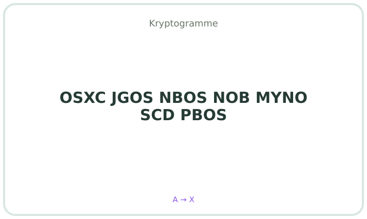 Deutsches Kryptogramm 25