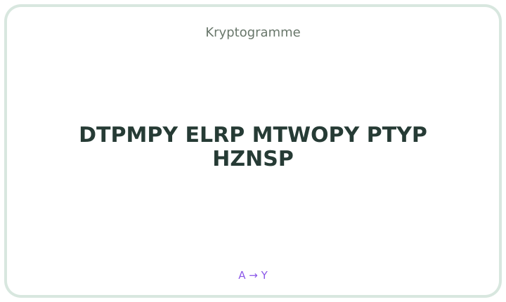 Deutsches Kryptogramm 26