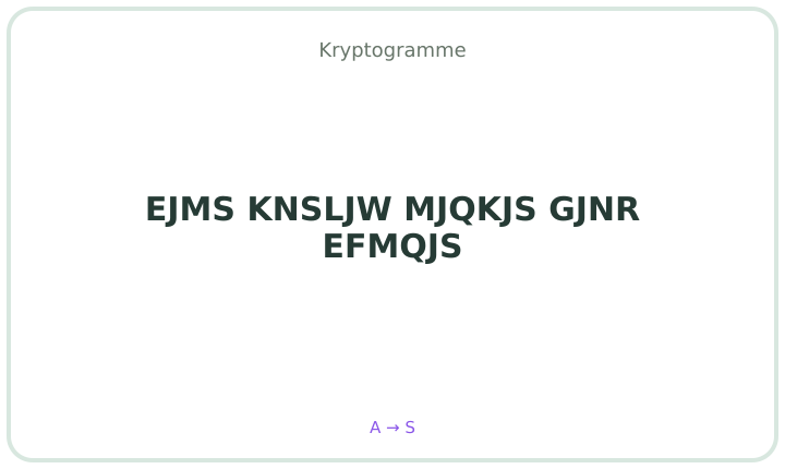 Deutsches Kryptogramm 29