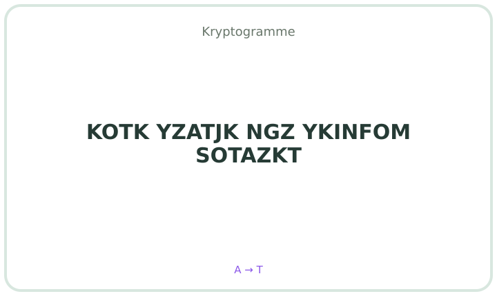 Deutsches Kryptogramm 30