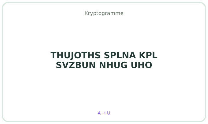 Deutsches Kryptogramm 31