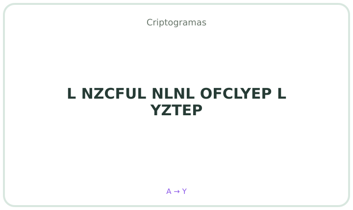 Criptograma em português 8
