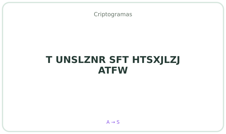 Criptograma em português 11