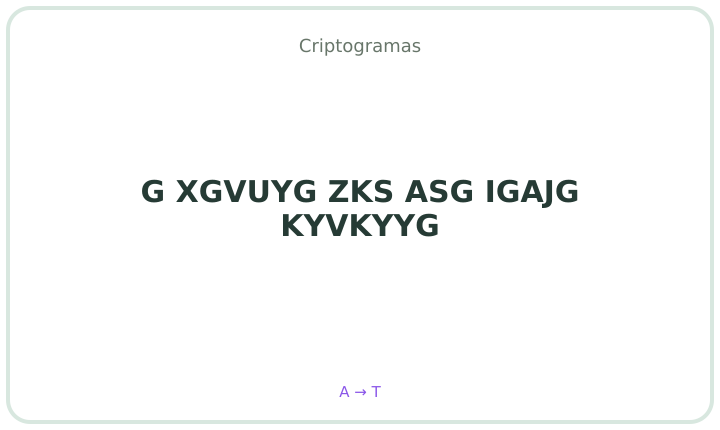 Criptograma em português 12