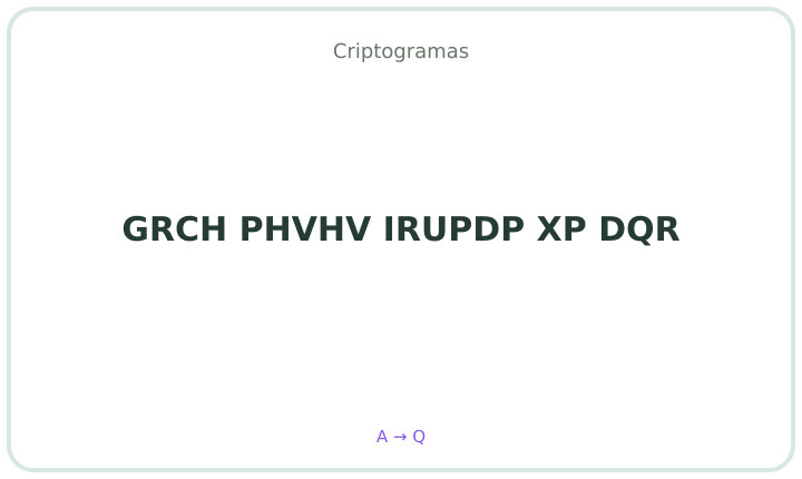 Criptograma em português 27