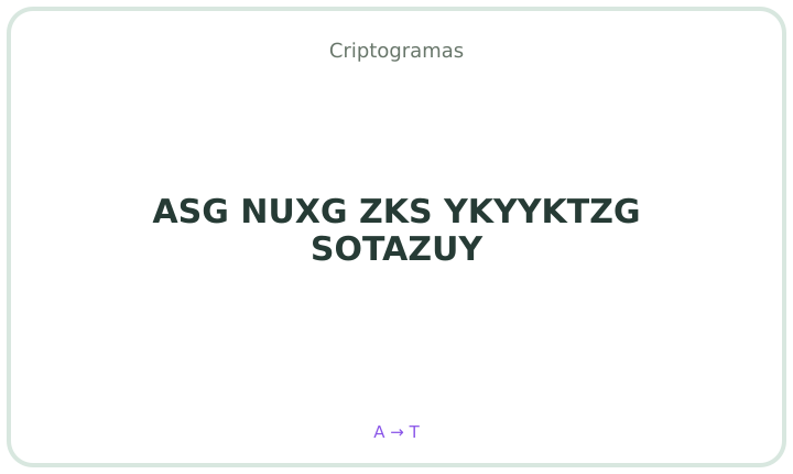 Criptograma em português 30