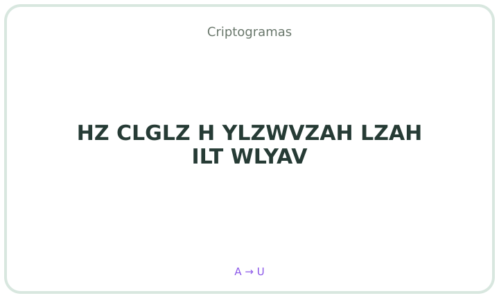 Criptograma em português 31