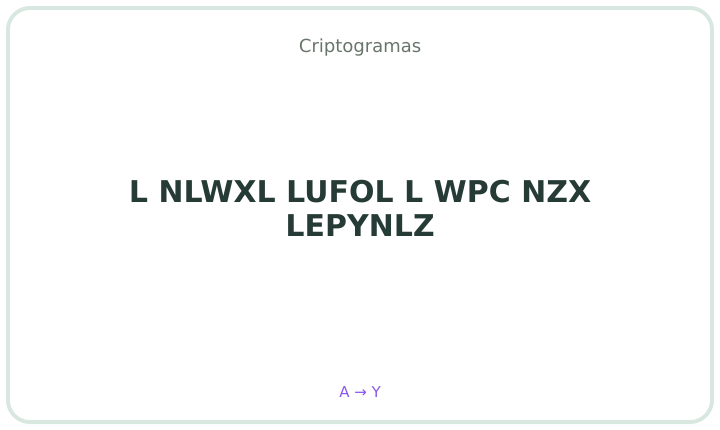 Criptograma em português 35