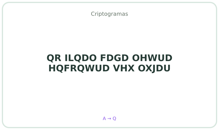 Criptograma em português 36