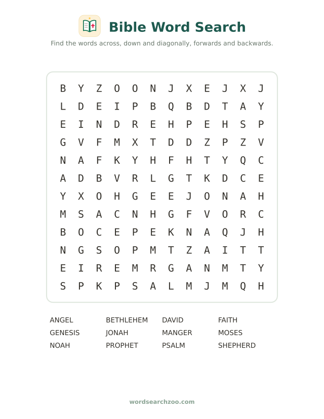Bible word search