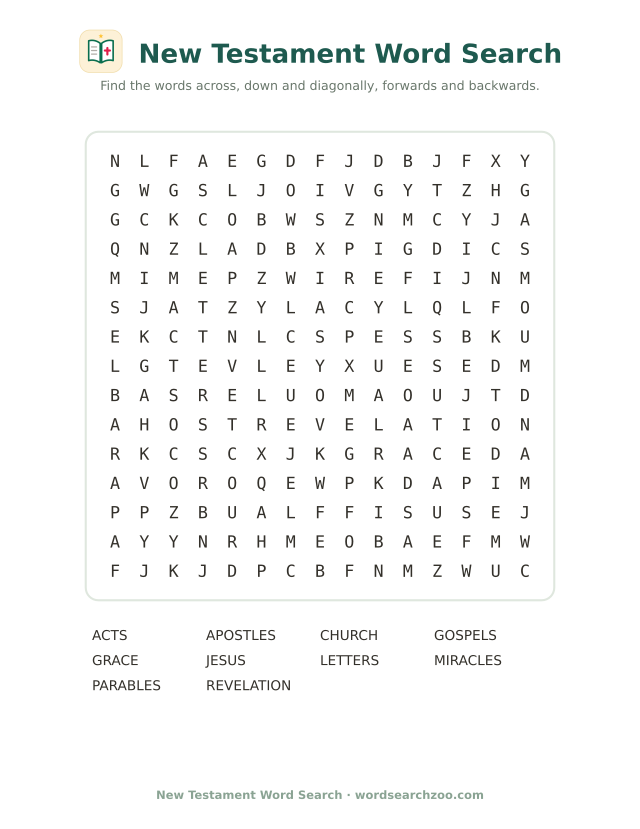 New Testament word search