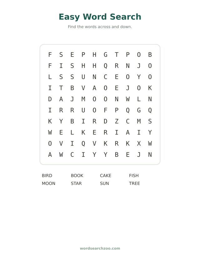 Easy word search