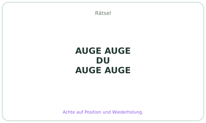 Deutsches Rebus-Rätsel Nummer 3