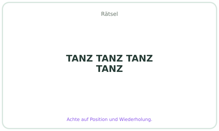 Deutsches Rebus-Rätsel Nummer 4