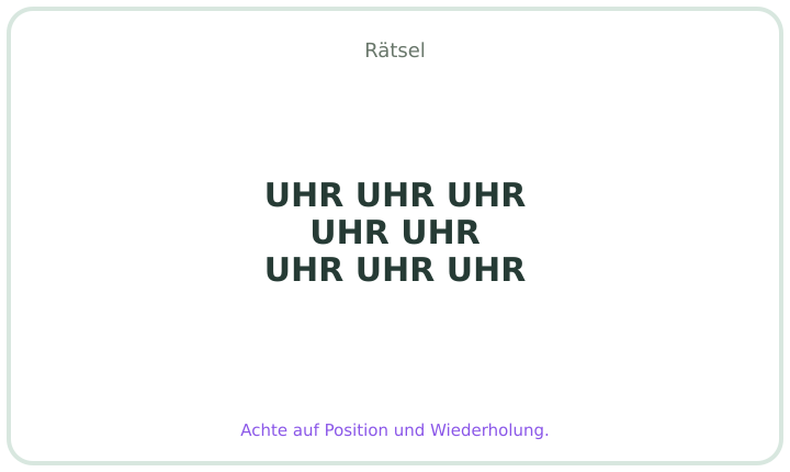 Deutsches Rebus-Rätsel Nummer 6