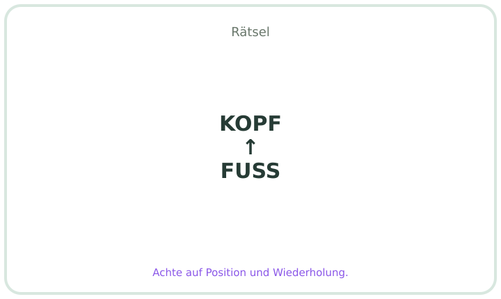Deutsches Rebus-Rätsel Nummer 8