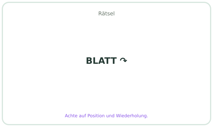Deutsches Rebus-Rätsel Nummer 14
