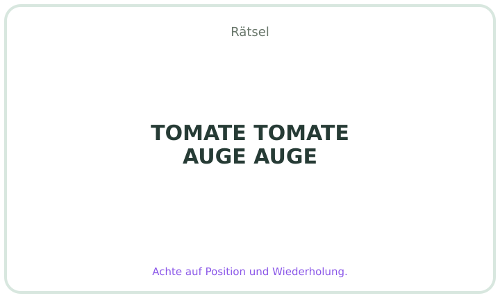 Deutsches Rebus-Rätsel Nummer 21