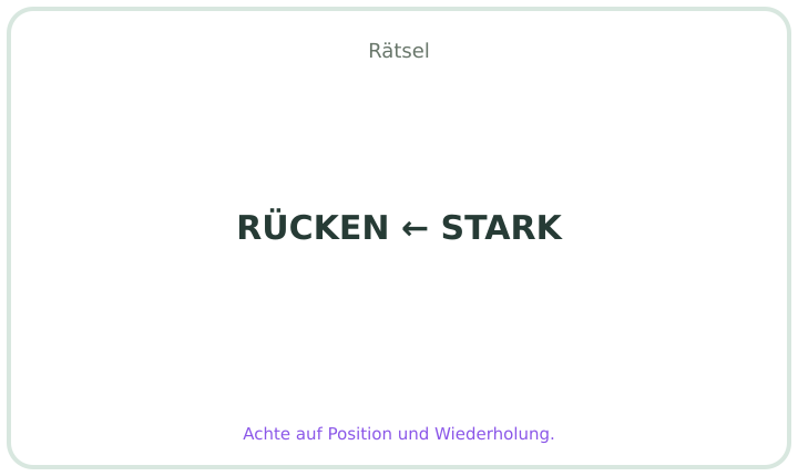Deutsches Rebus-Rätsel Nummer 22