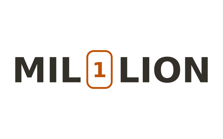 Rebus puzzle: the digit 1 boxed inside the word MILLION