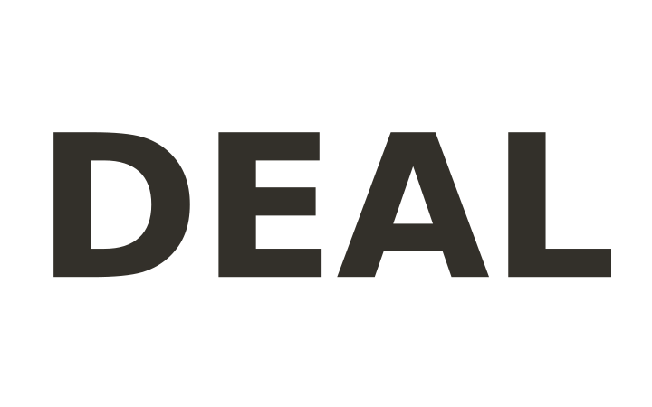 Rebus puzzle: the word DEAL printed in very large letters