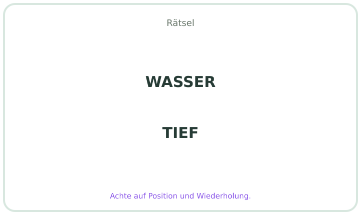 Deutsches Rebus-Rätsel Nummer 4