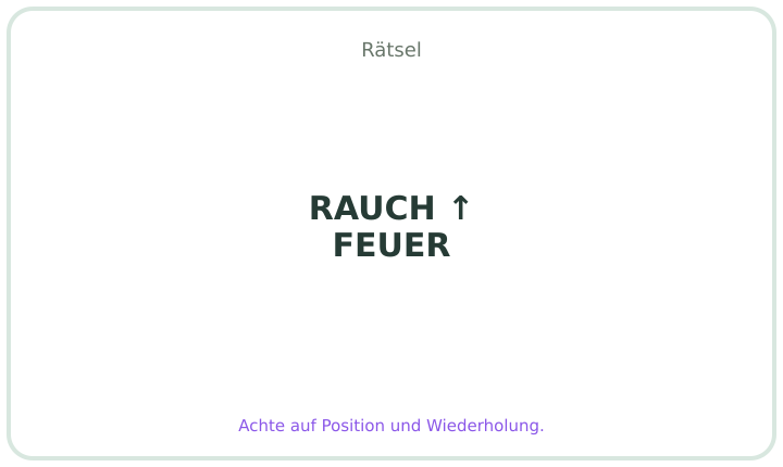 Deutsches Rebus-Rätsel Nummer 6