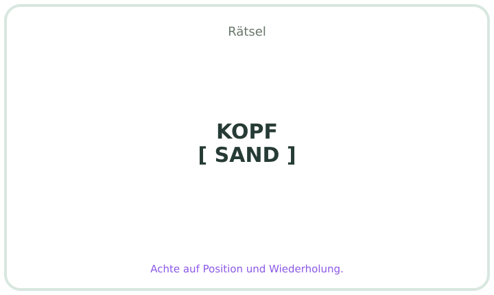 Deutsches Rebus-Rätsel Nummer 11