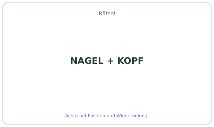 Deutsches Rebus-Rätsel Nummer 25