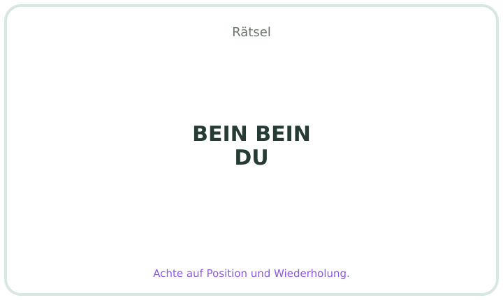 Deutsches Rebus-Rätsel Nummer 26