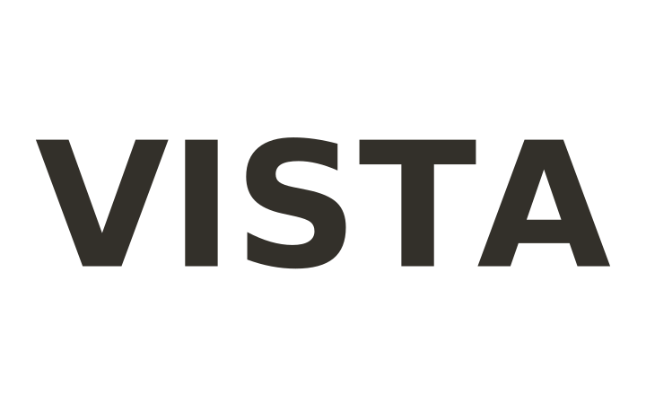 Acertijo visual con respuesta: la palabra VISTA escrita en letras enormes