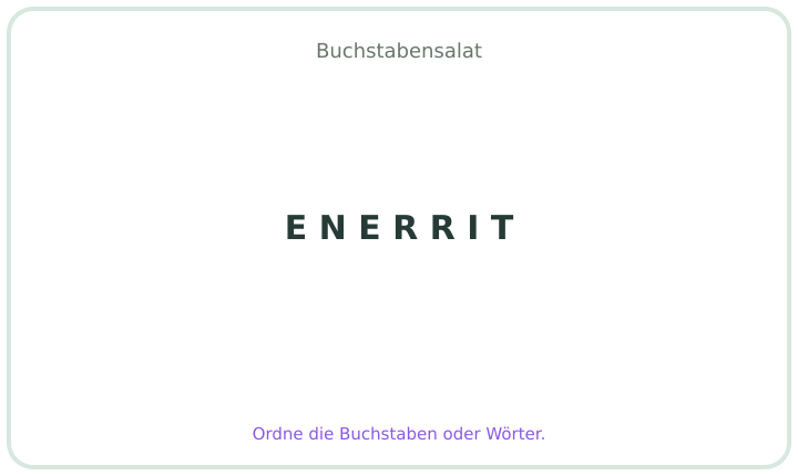 Deutscher Buchstabensalat 16