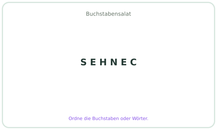 Deutscher Buchstabensalat 18