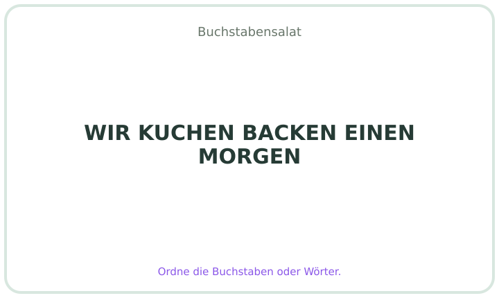 Deutscher Buchstabensalat 21