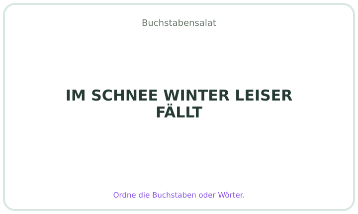 Deutscher Buchstabensalat 24