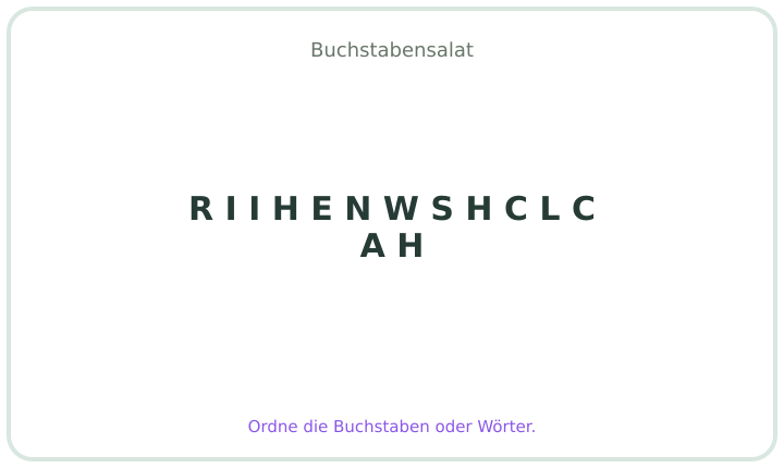 Deutscher Buchstabensalat 26