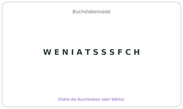 Deutscher Buchstabensalat 29