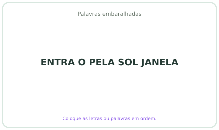 Palavra embaralhada em português 22