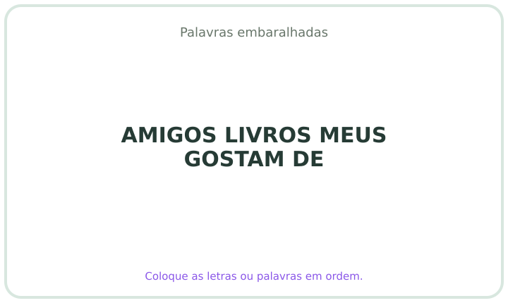 Palavra embaralhada em português 23