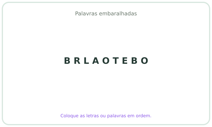 Palavra embaralhada em português 27