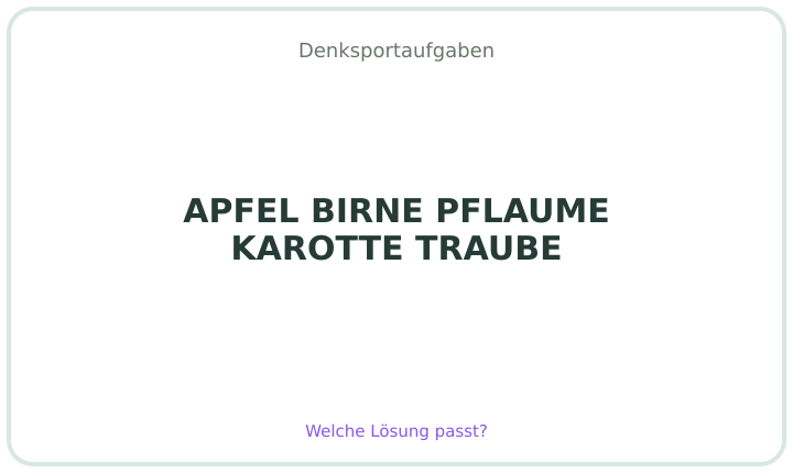 Deutsche Denksportaufgabe 1