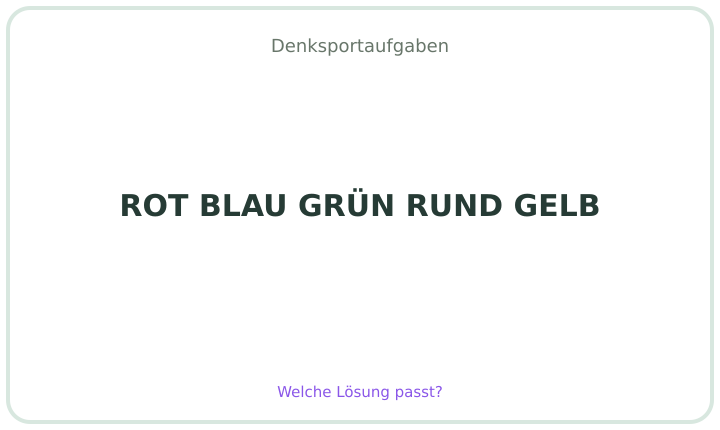 Deutsche Denksportaufgabe 3