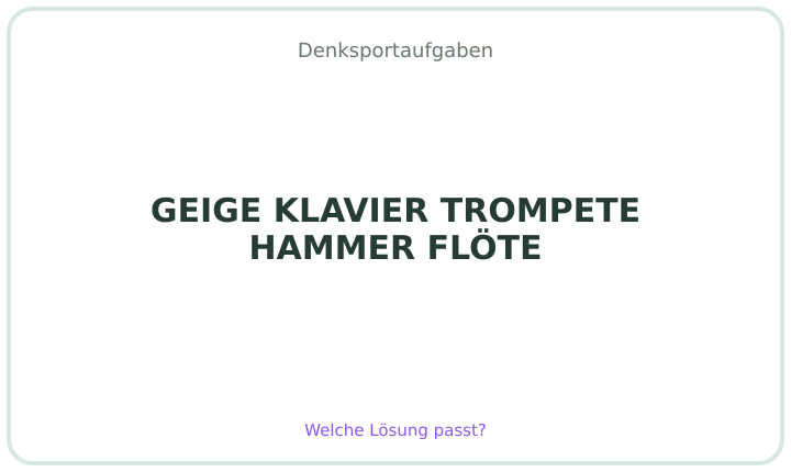 Deutsche Denksportaufgabe 5